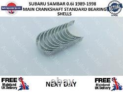 Fits Subaru Sambar KV3/4 660cc (1989-98) CRANK SHAFT Bearings Shells (standard)