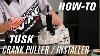 How To Install A Dirt Bike Crankshaft Using The Tusk Crank Puller Installer