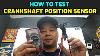 How To Test Crankshaft Position Sensor With A Multimeter